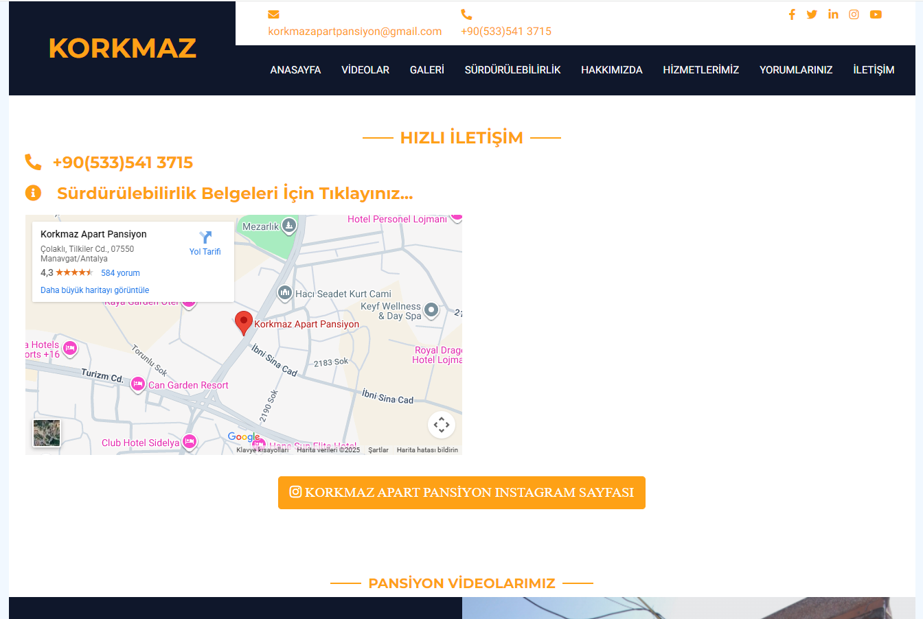 Korkmaz Apart Pansiyon